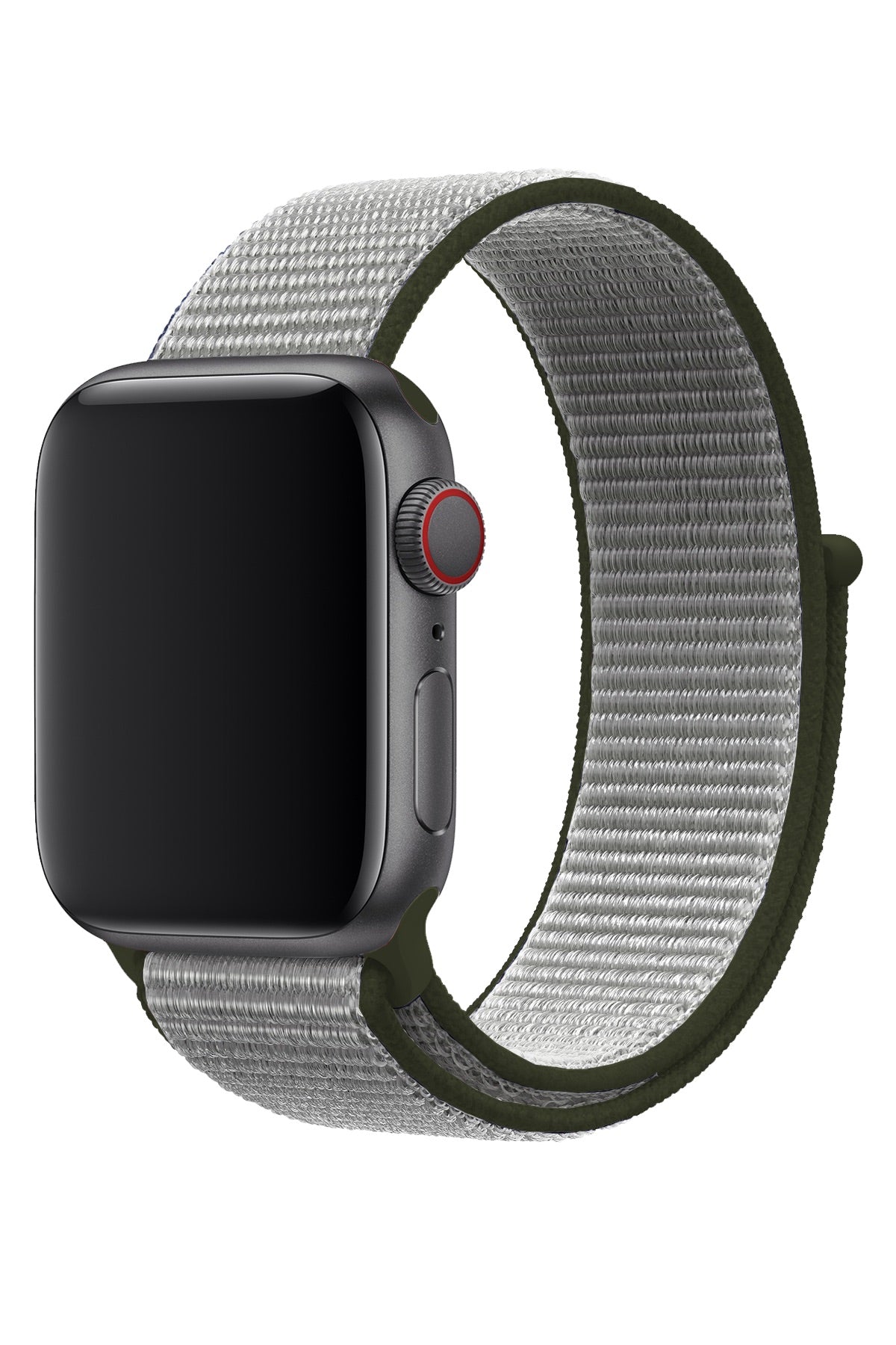 Apple Watch Uyumlu Spor Loop Kordon Gri Haki  bikordon