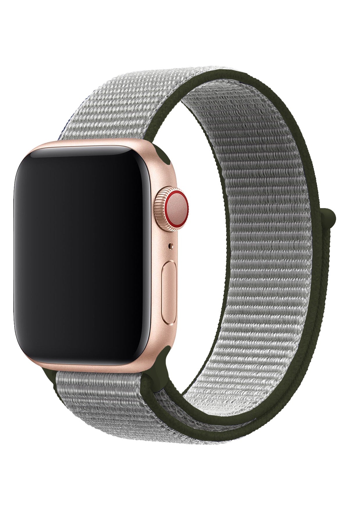 Apple Watch Uyumlu Spor Loop Kordon Gri Haki  bikordon