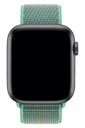 Apple Watch Compatible Sport Loop Band Aqua Green 