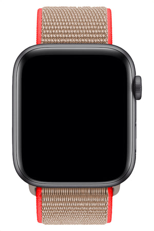 Apple Watch Uyumlu Spor Loop Kordon Neon Kahve  bikordon