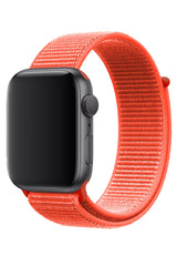 Apple Watch Uyumlu Spor Loop Kordon Neon Turuncu