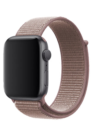 Apple Watch Uyumlu Spor Loop Kordon Puce Pembe  bikordon