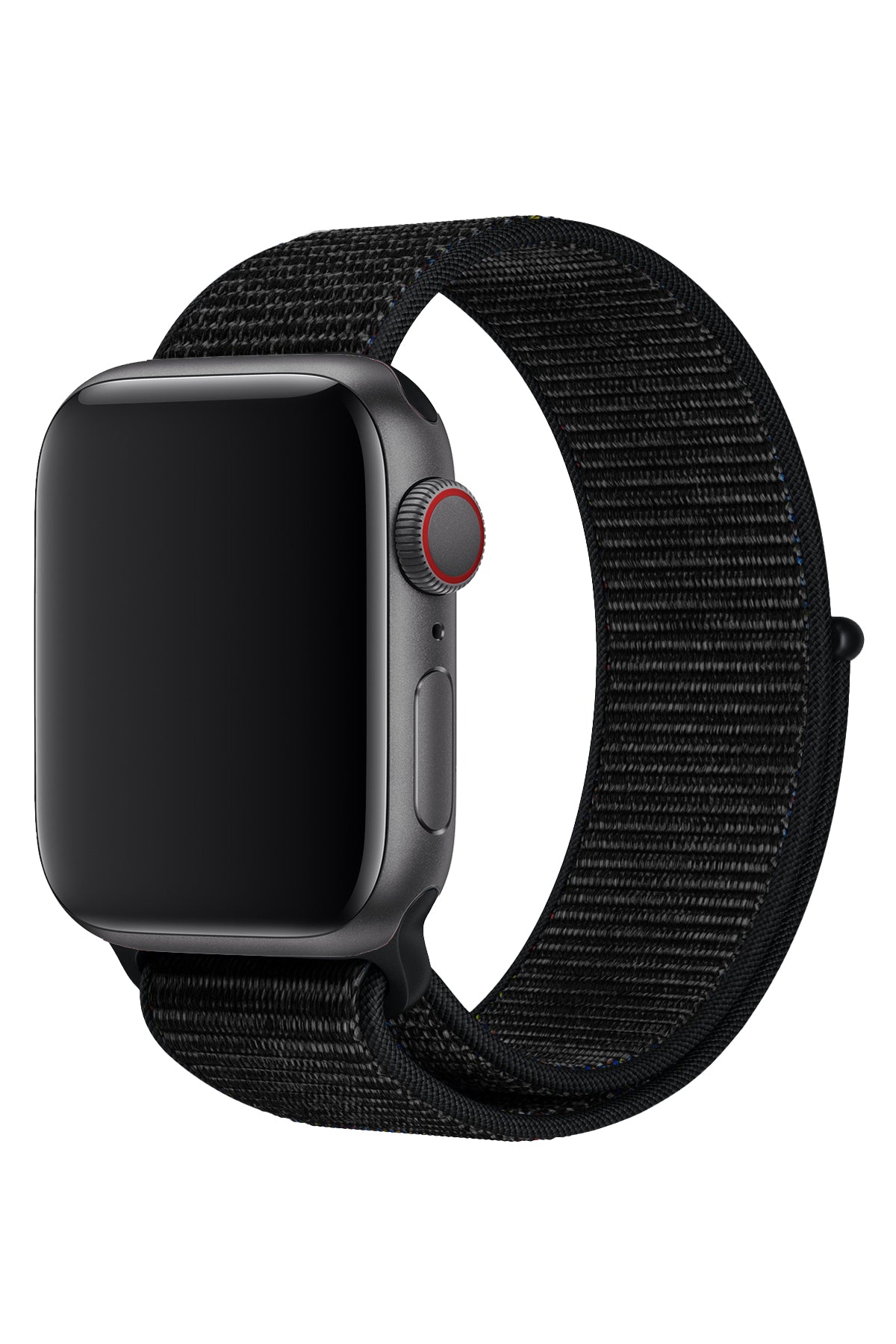 Apple Watch Uyumlu Spor Loop Kordon Siyah  bikordon