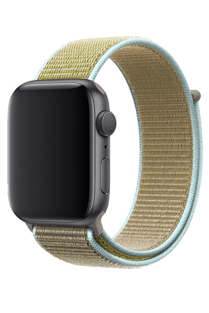 Apple Watch Uyumlu Spor Loop Kordon Yeşil Kahve  bikordon