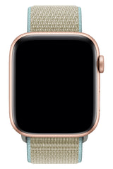 Apple Watch Compatible Sport Loop Band Green Brown