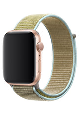 Apple Watch Compatible Sport Loop Band Green Brown