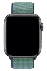 Apple Watch Uyumlu Spor Loop Kordon Yeşil Lacivert