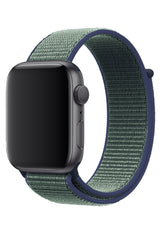 Apple Watch Uyumlu Spor Loop Kordon Yeşil Lacivert