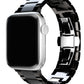Apple Watch Compatible Matte Glossy Ceramic Loop Band Black 