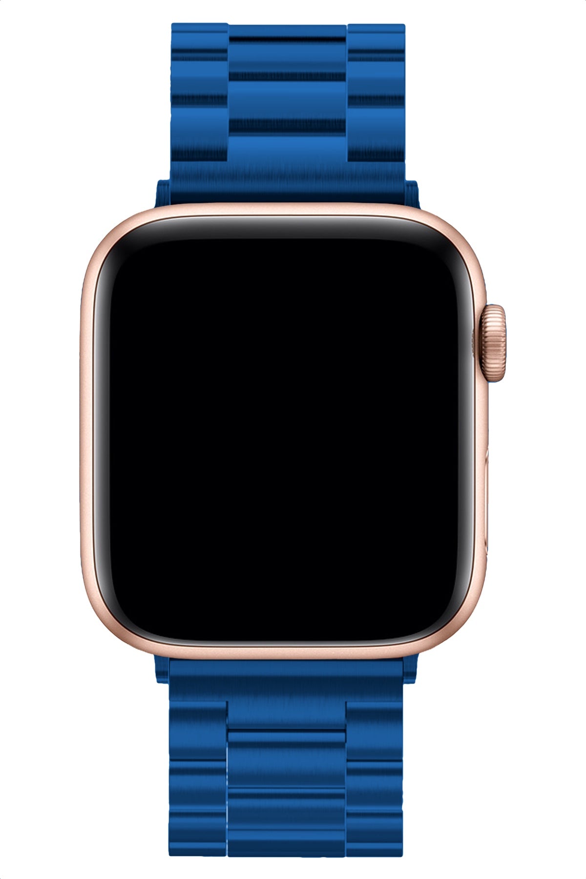 Apple Watch Uyumlu Üç Bakla Çelik Loop Kordon Mavi  bikordon