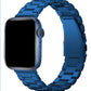 Apple Watch Uyumlu Üç Bakla Çelik Loop Kordon Mavi  bikordon
