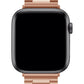 Apple Watch Uyumlu Üç Bakla Çelik Loop Kordon Rose Gold  bikordon