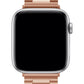 Apple Watch Uyumlu Üç Bakla Çelik Loop Kordon Rose Gold  bikordon