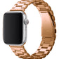 Apple Watch Uyumlu Üç Bakla Çelik Loop Kordon Rose Gold  bikordon