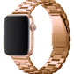 Apple Watch Uyumlu Üç Bakla Çelik Loop Kordon Rose Gold  bikordon