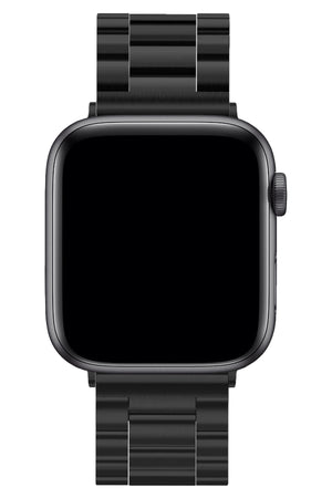 Apple Watch Uyumlu Üç Bakla Çelik Loop Kordon Siyah