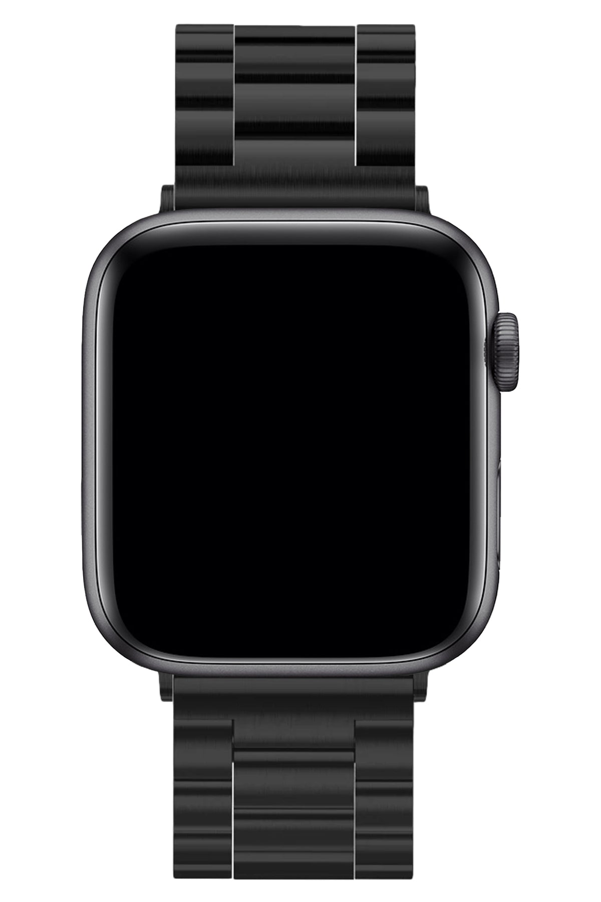 Apple Watch Uyumlu Üç Bakla Çelik Loop Kordon Siyah  bikordon