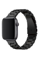 Apple Watch Uyumlu Üç Bakla Çelik Loop Kordon Siyah