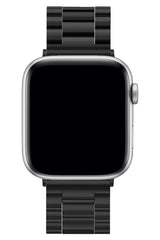 Apple Watch Uyumlu Üç Bakla Çelik Loop Kordon Siyah
