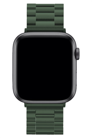 Apple Watch Uyumlu Üç Bakla Çelik Loop Kordon Yeşil  bikordon