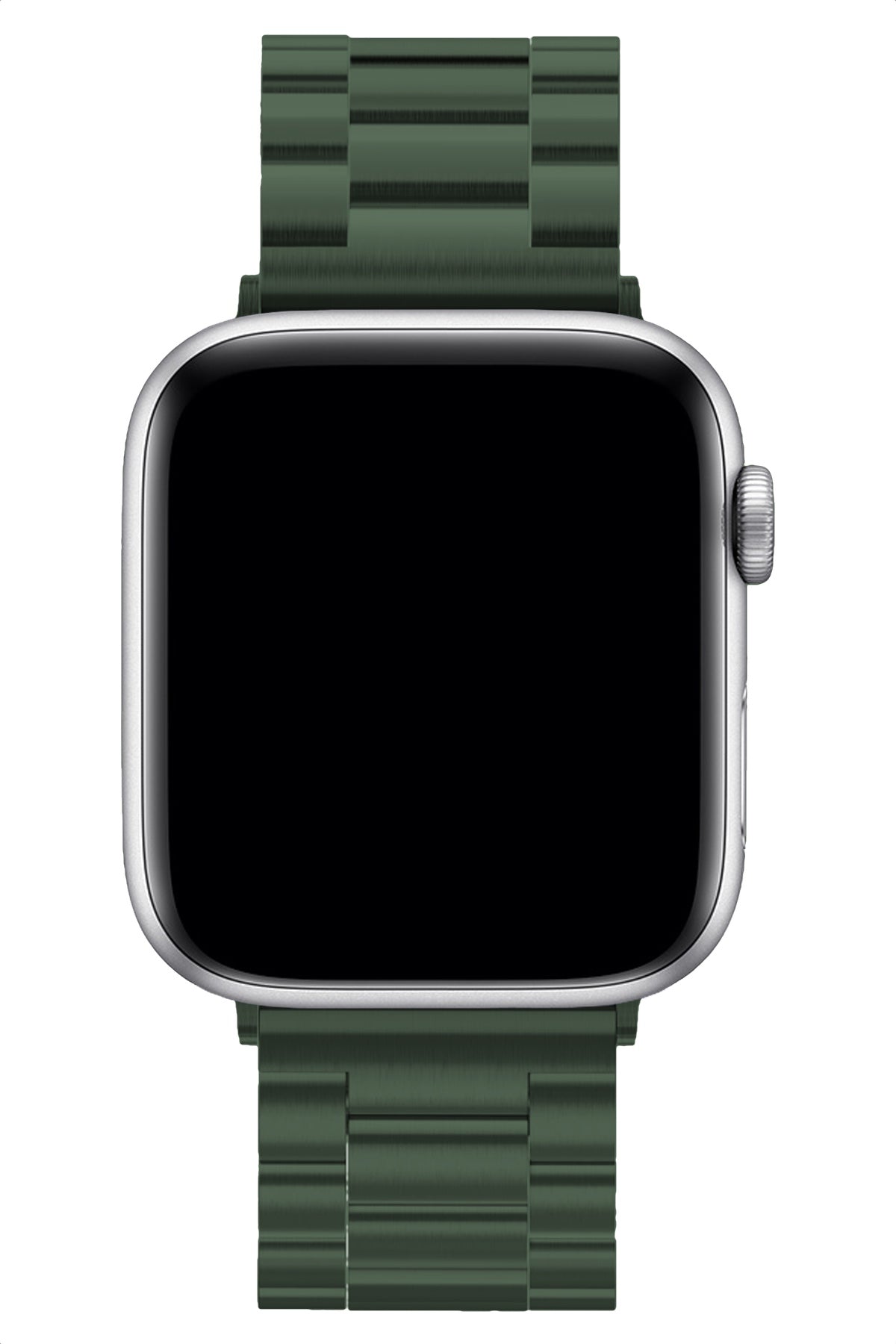 Apple Watch Uyumlu Üç Bakla Çelik Loop Kordon Yeşil  bikordon