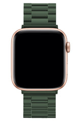 Apple Watch Uyumlu Üç Bakla Çelik Loop Kordon Yeşil