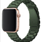Apple Watch Uyumlu Üç Bakla Çelik Loop Kordon Yeşil  bikordon