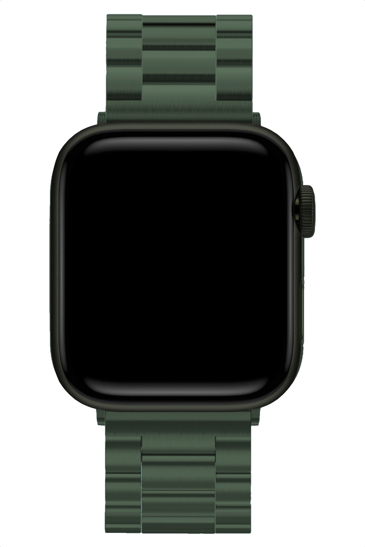 Apple Watch Uyumlu Üç Bakla Çelik Loop Kordon Yeşil  bikordon