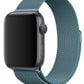 Apple Watch Uyumlu Çelik Milano Loop Akuamarin