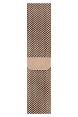 Apple Watch Uyumlu Çelik Milano Loop Gold