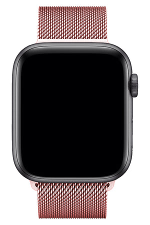 Apple Watch Uyumlu Metal Milano Loop Rose Gold  bikordon
