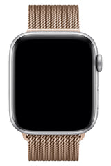 Apple Watch Uyumlu Çelik Milano Loop Gold