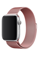 Apple Watch Uyumlu Çelik Milano Loop Rose Gold