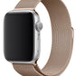 Apple Watch Uyumlu Çelik Milano Loop Gold