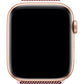Apple Watch Compatible Steel Milano Loop Rose Gold 