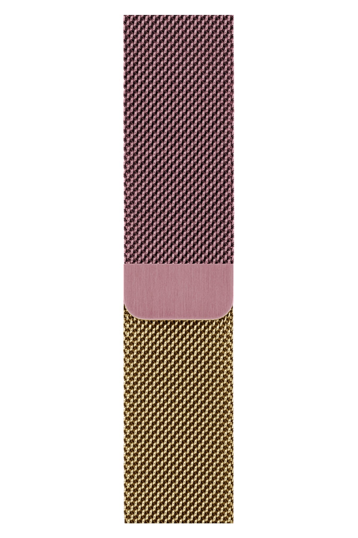 Apple Watch Uyumlu Metal Milano Loop Altın Pembe  bikordon