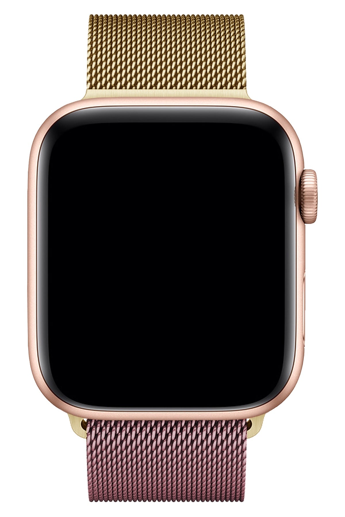 Apple Watch Uyumlu Metal Milano Loop Altın Pembe  bikordon
