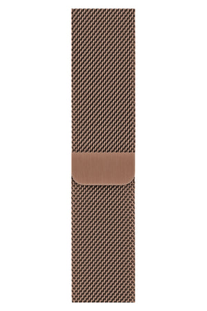 Apple Watch Uyumlu Metal Milano Loop Bronz  bikordon