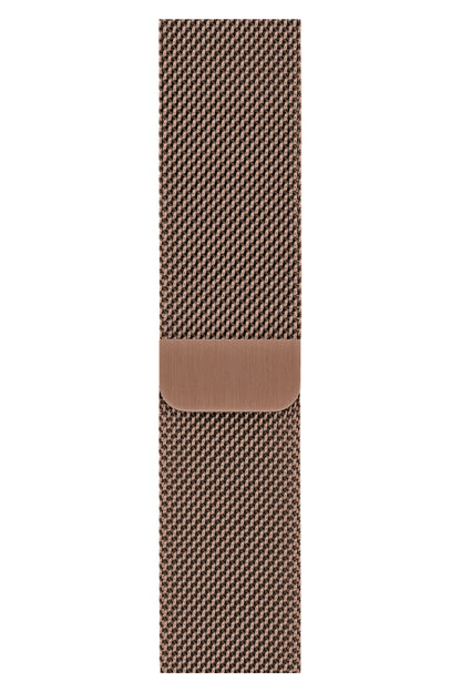 Apple Watch Compatible Steel Milano Loop Bronze 