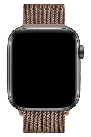 Apple Watch Uyumlu Metal Milano Loop Bronz  bikordon