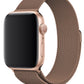 Apple Watch Compatible Steel Milano Loop Bronze 