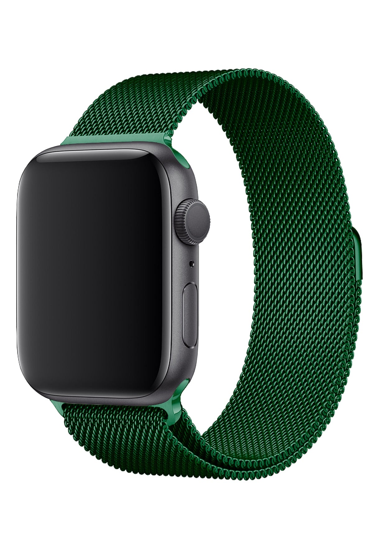 Apple Watch Uyumlu Metal Milano Loop Cam Yeşil  bikordon