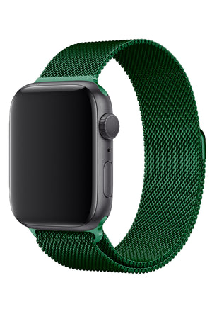 Apple Watch Uyumlu Metal Milano Loop Cam Yeşil  bikordon