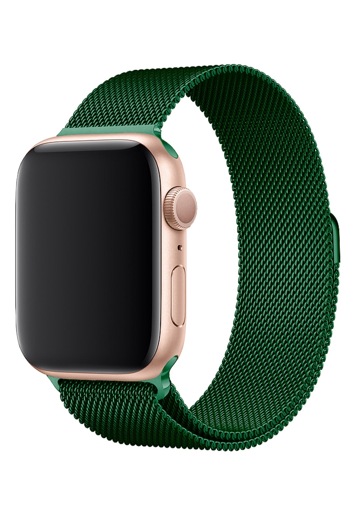 Apple Watch Uyumlu Metal Milano Loop Cam Yeşil  bikordon