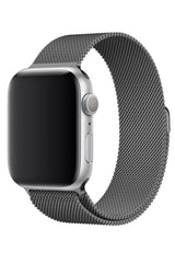 Apple Watch Uyumlu Çelik Milano Loop Duman Gri