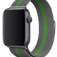 Apple Watch Compatible Steel Milano Loop Smoke Green Band 