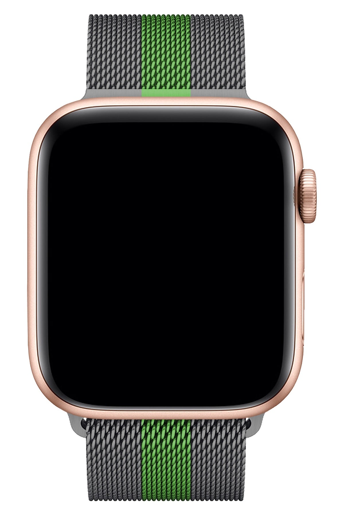 Apple Watch Uyumlu Metal Milano Loop Duman Yeşil Kordon  bikordon