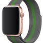 Apple Watch Compatible Steel Milano Loop Smoke Green Band 