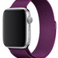 Apple Watch Uyumlu Metal Milano Loop Fuşya  bikordon