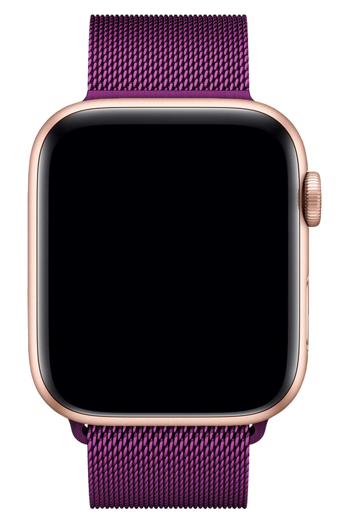 Apple Watch Uyumlu Metal Milano Loop Fuşya  bikordon